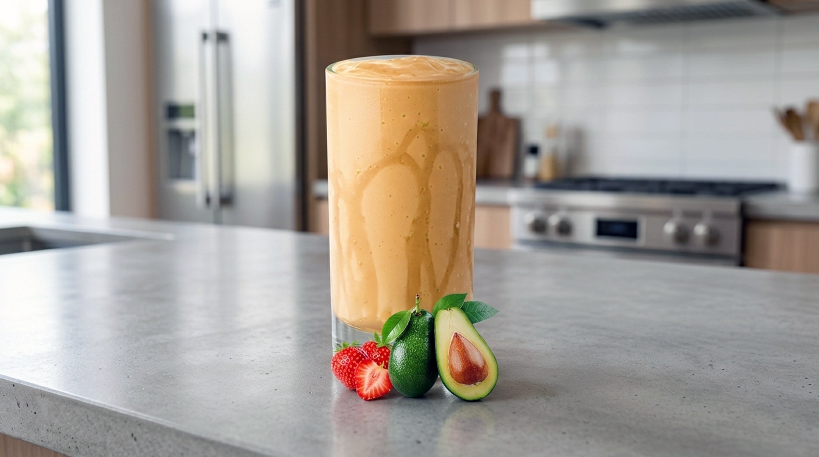 Avocado With Strawberry