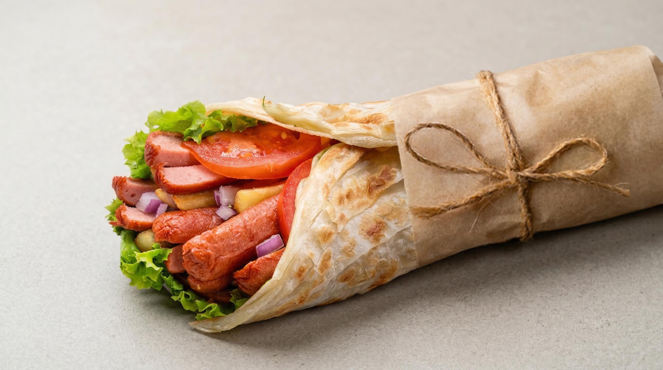 Hotdog Paratha