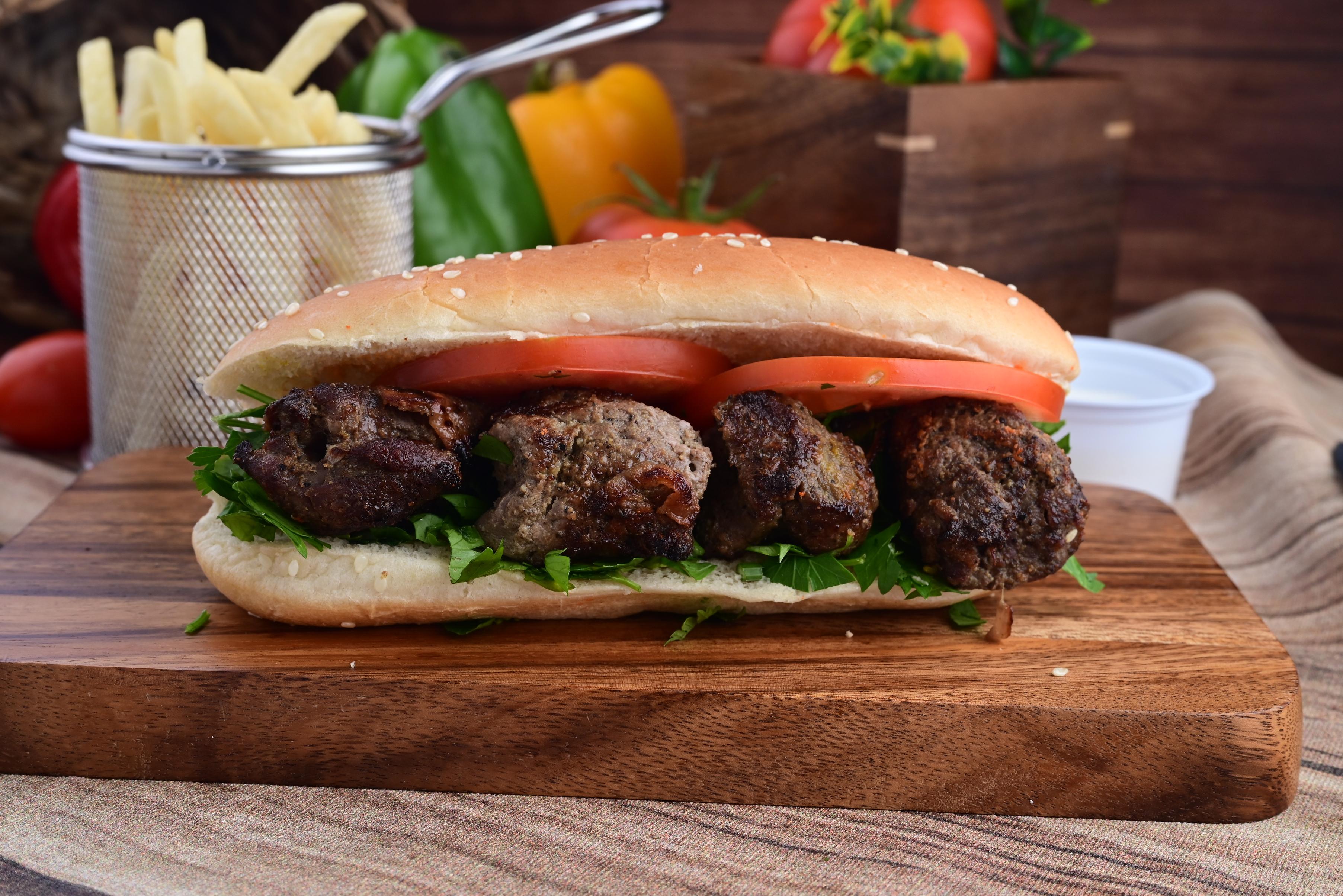 Mutton Tikka Sandwich