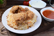 Rice With Broasted Chicken