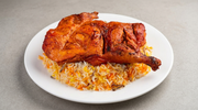 Rice With Chicken Charcoal (Half)