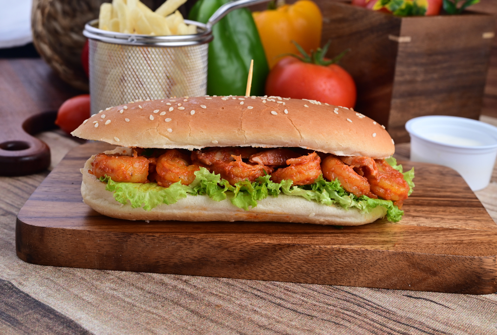 Shrimps Sandwich