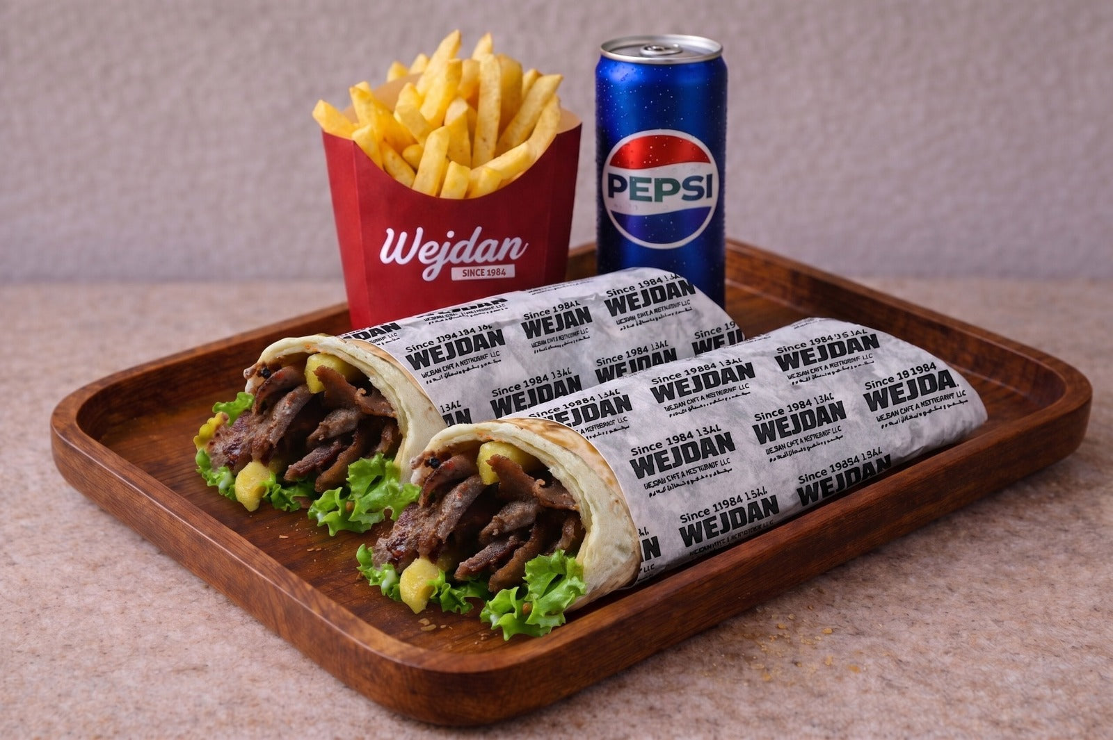 Wejdan Special Meat Shawarma Combo