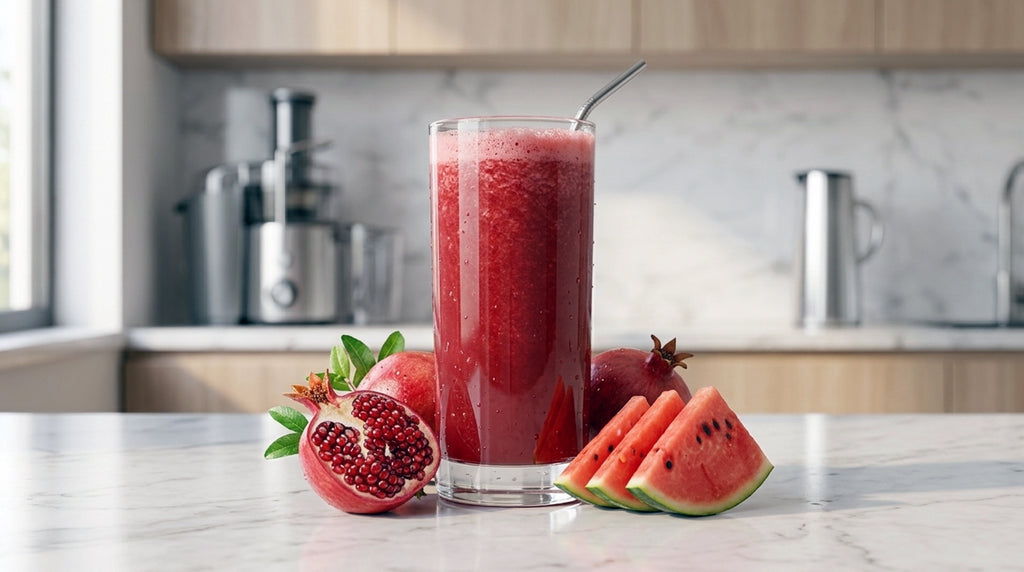 Watermelon With Pomegranate